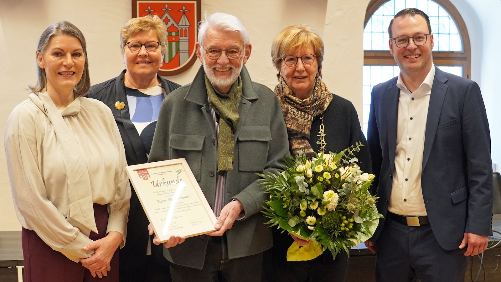 Auszeichnung mit der Ehrenmitgliedschaft für Paul Kramer