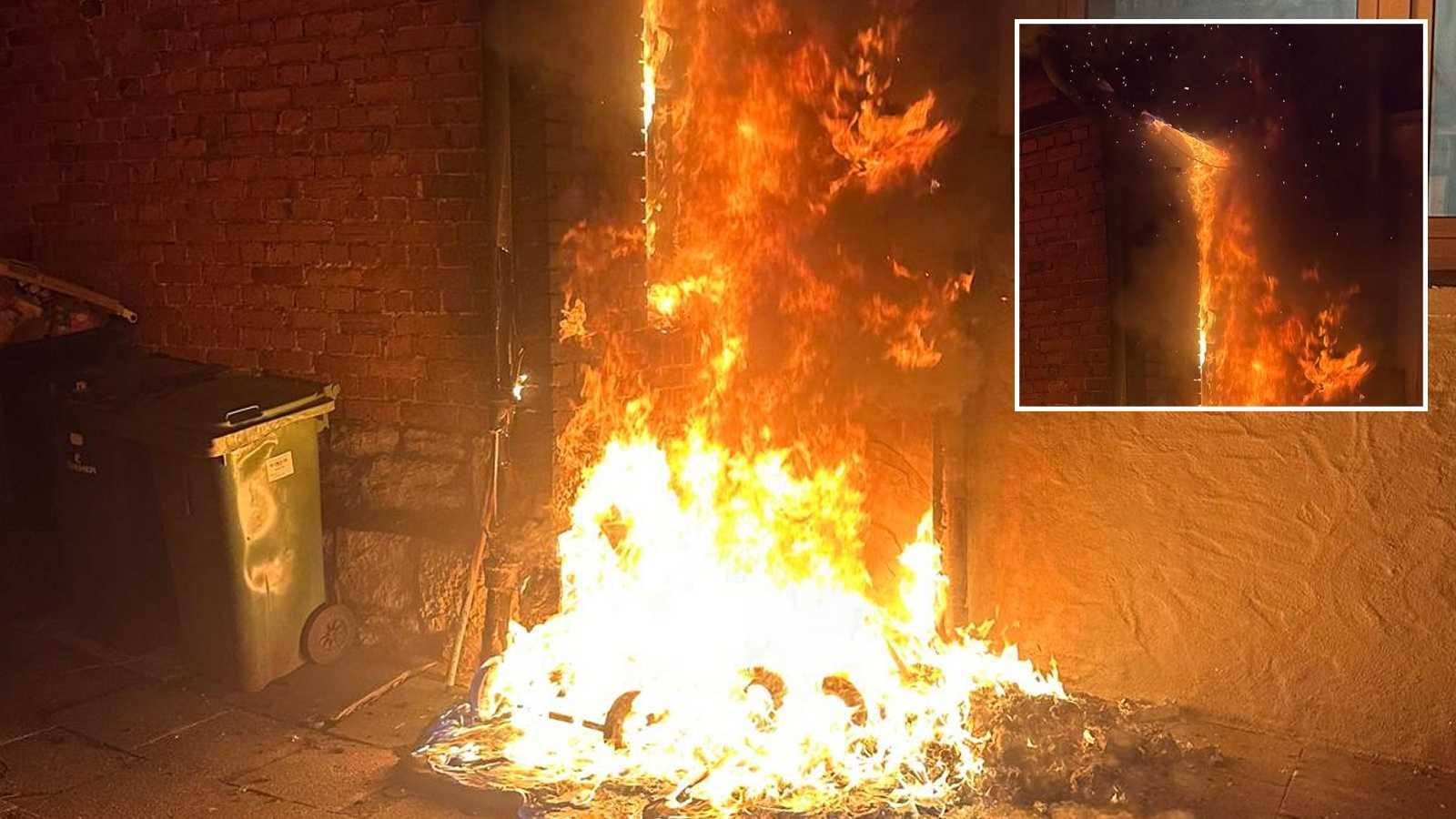 Erneuter Brand in Brakel: Feuerteufel schlägt wieder zu – Bewohner entgehen nur knapp einer Katastrophe